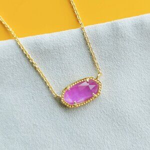 Kendra Scott Azalea Illusion Pendant Necklace in Gold